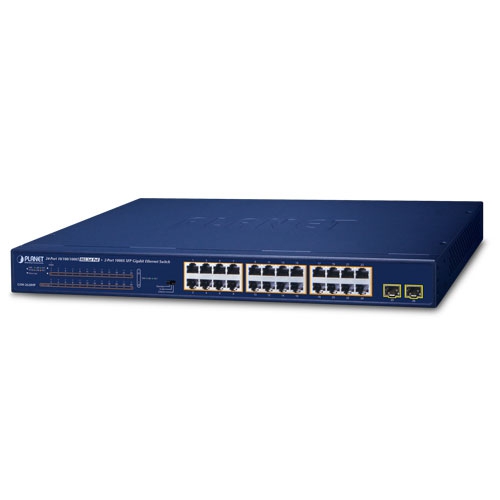 Planet GSW-2620HP 24-port switch (PoE + VLAN)